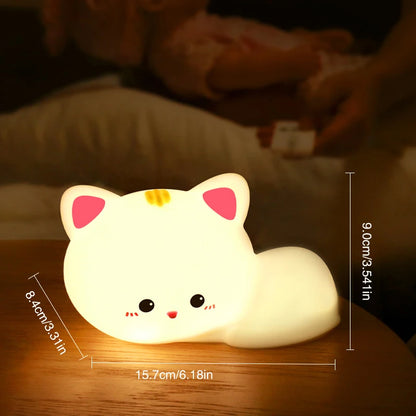 MeowBright: Silicone Cat Night Companion