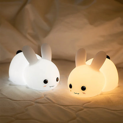 Cute Rabbit Nightlight - Dimmable, Rechargeable, Touch Sensor