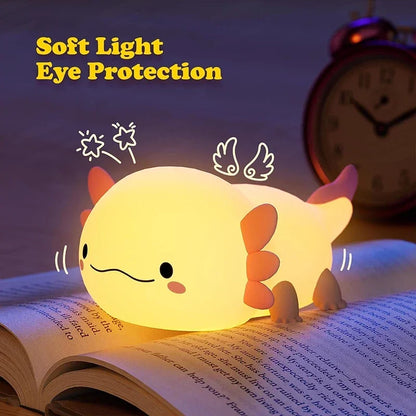 GlowAxolotl Kids Night Light