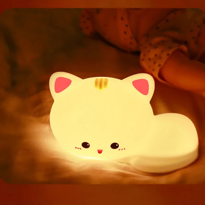 MeowBright: Silicone Cat Night Companion