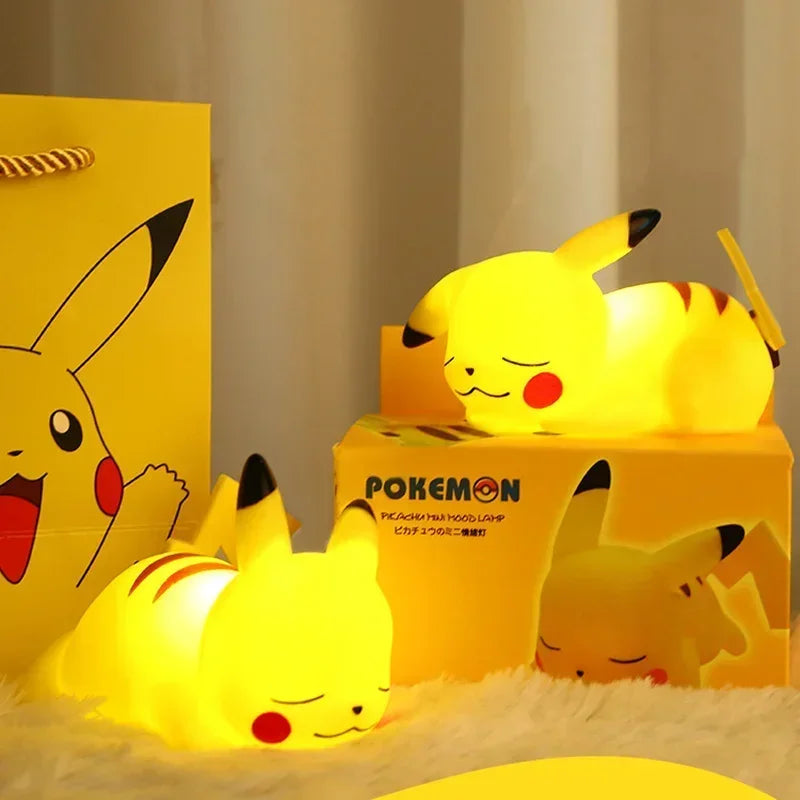 NIMISO Pikachu Night Light - LED Bedside Lamp for Kids, Perfect Birthday Gift