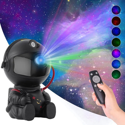 Star Projector Galaxy Night Light - Astronaut Space Projector for Kids' Bedroom Decor